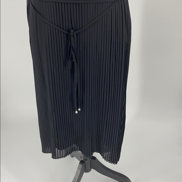 Sam Edelman Womens Pleated Hi-Low Midi Dress black - Picture 6 of 12